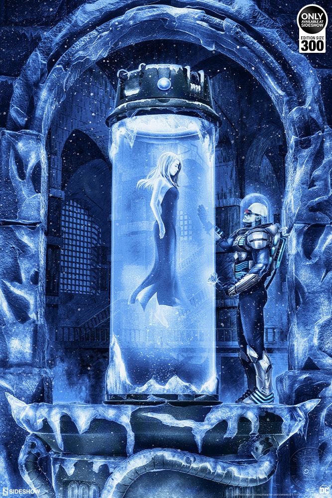 Mr. Freeze: Heart of Ice Glow in the Dark Art Print by Chris Mr. Freeze: Heart of Ice Glow in the Dark Art Print by Chris