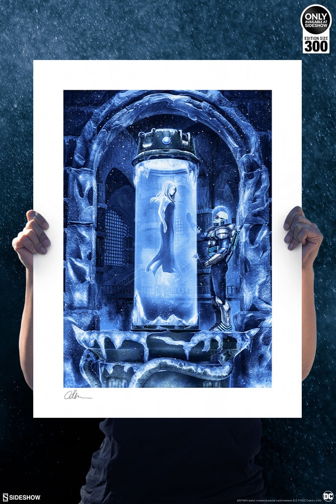 Mr. Freeze: Heart of Ice Glow in the Dark Art Print by Chris