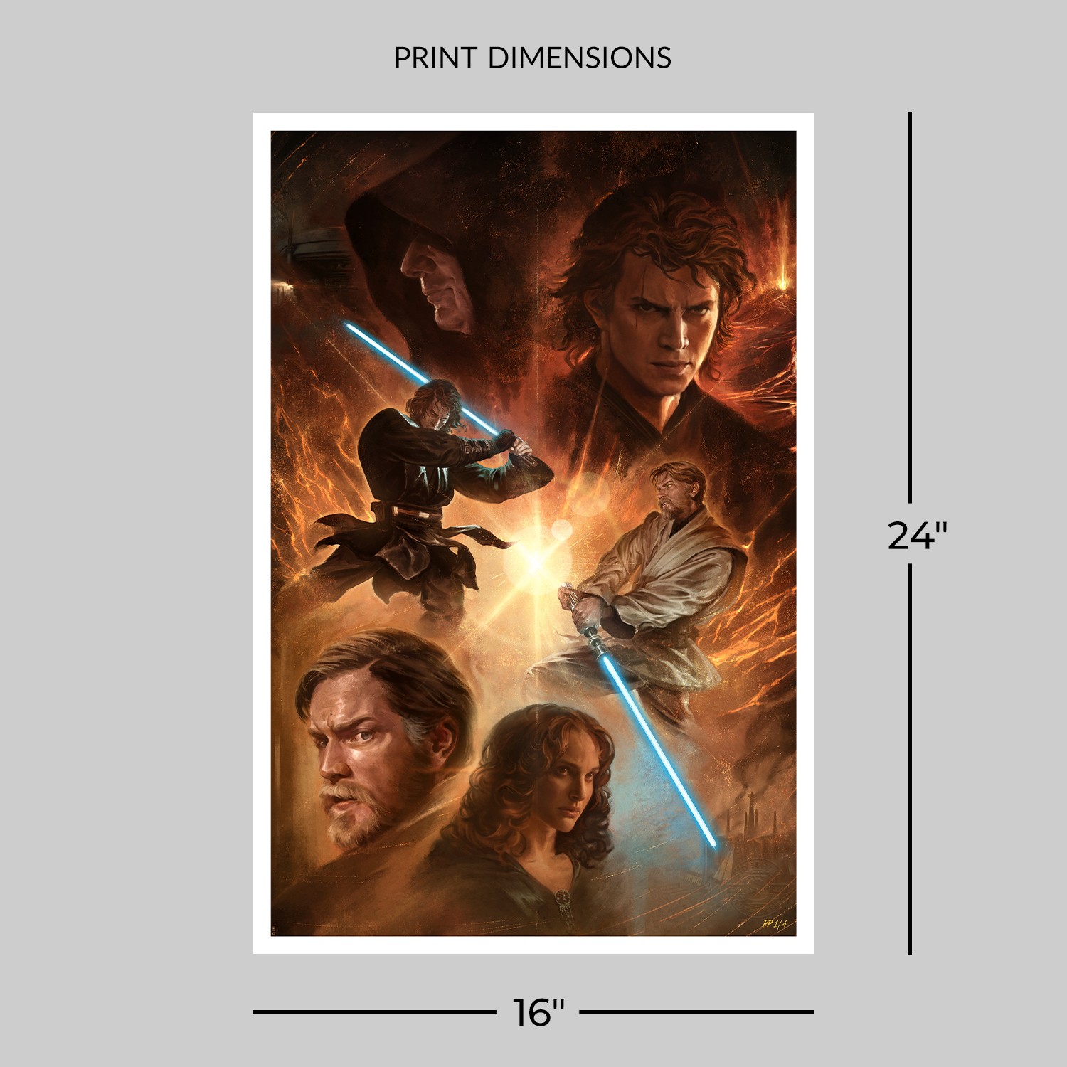 Star Wars Star Wars™: Fate of the Chosen One Art Print  Exclusive Edition View 2