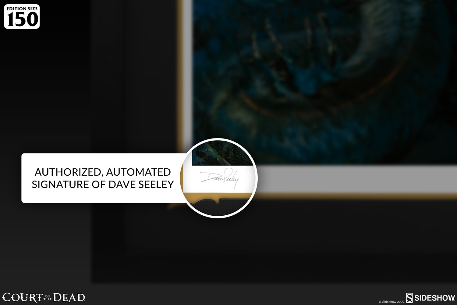 Court of the Dead Gallevarbe: Beyond the Veils Art Print  Exclusive Edition View 5