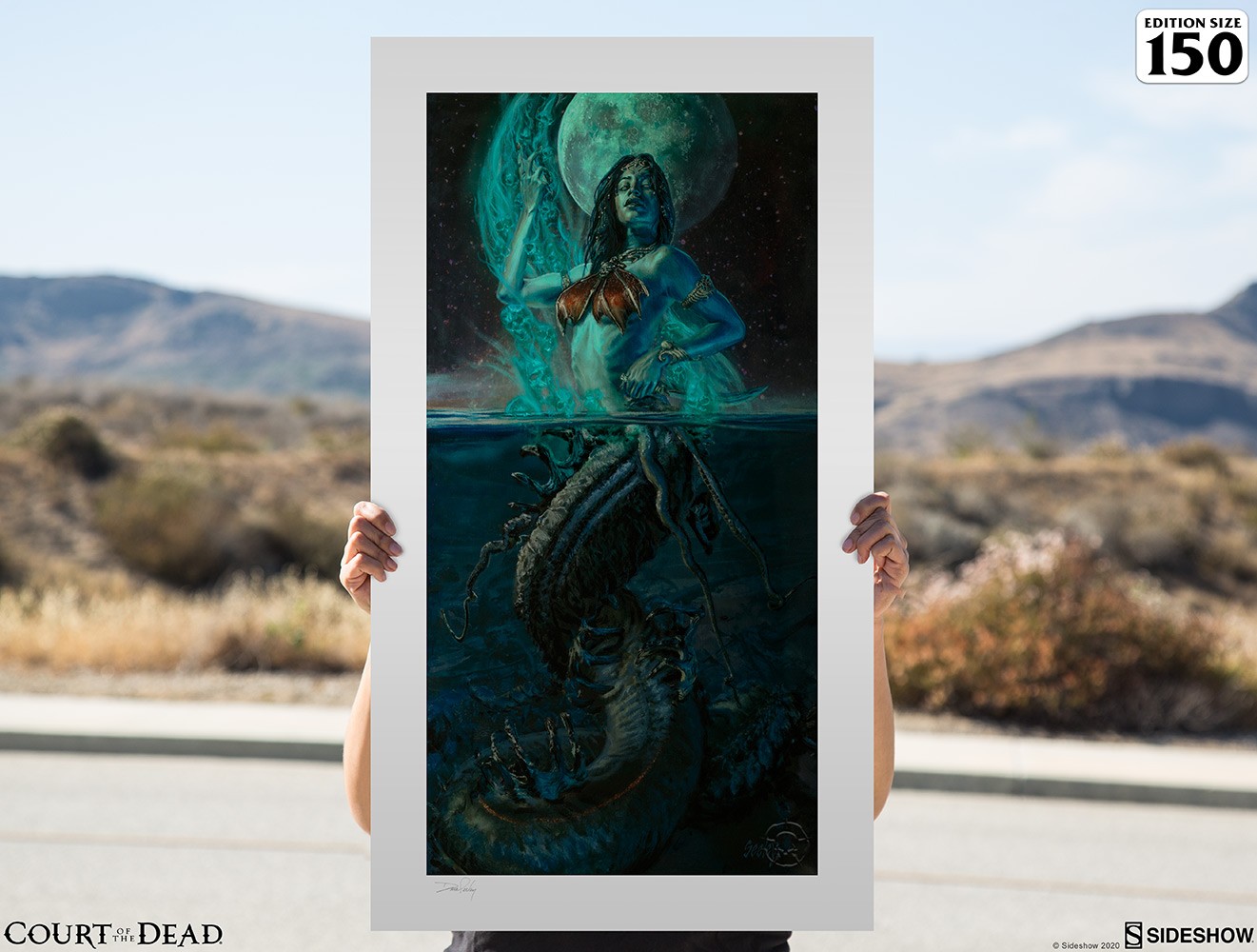 Court of the Dead Gallevarbe: Beyond the Veils Art Print  Exclusive Edition View 6