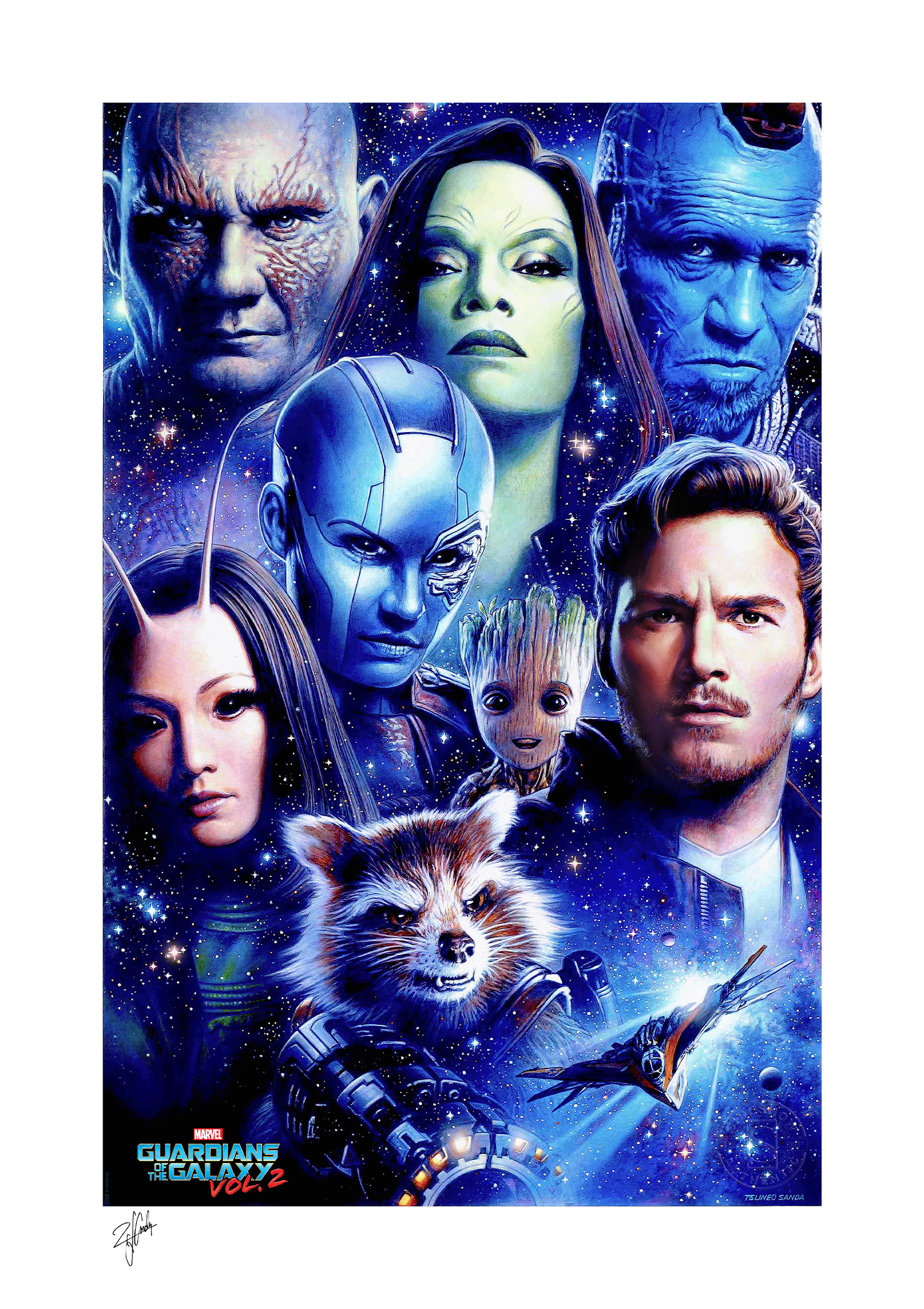 Marvel Guardians of the Galaxy Vol 2 Art Print  Exclusive Edition View 3
