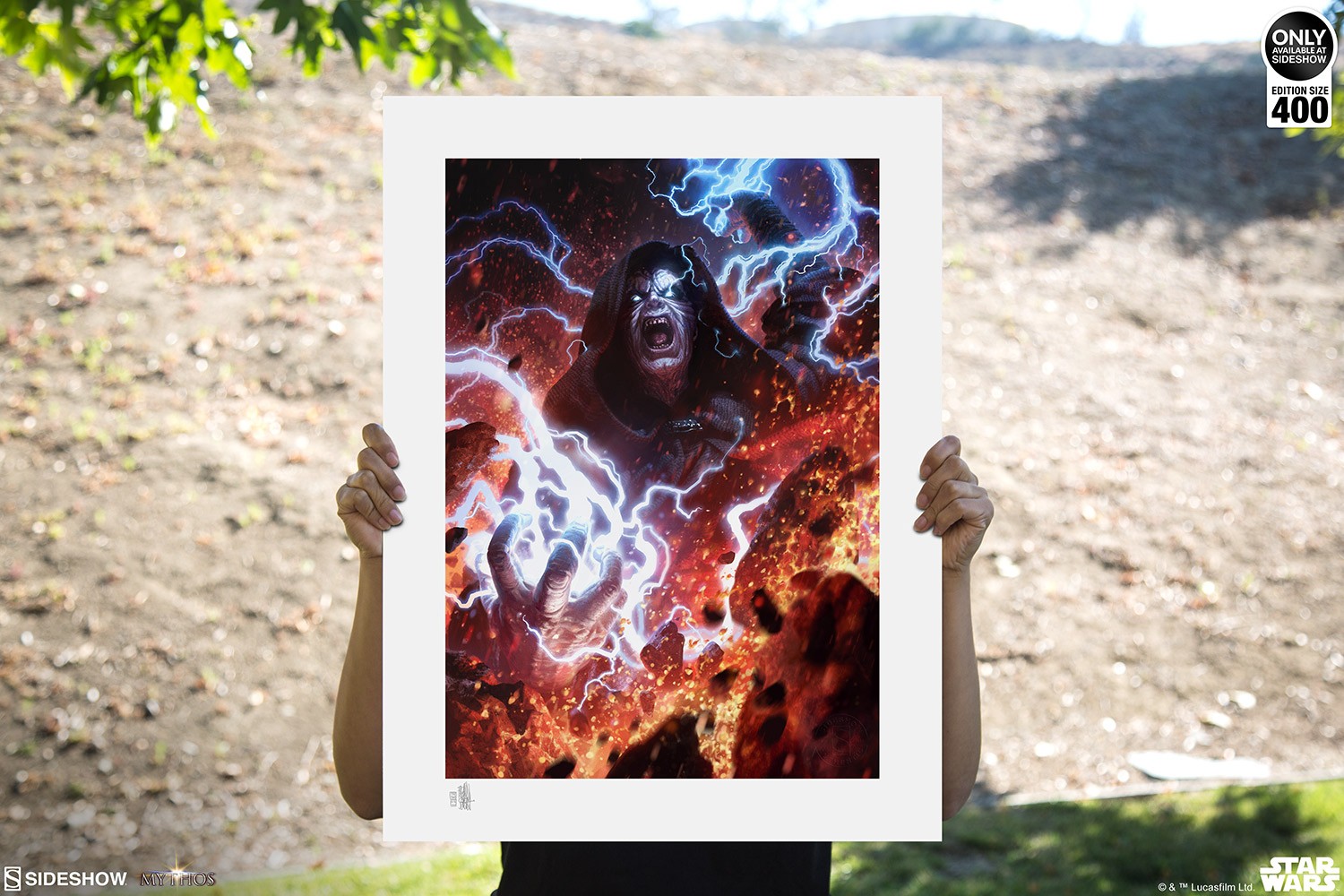 Star Wars Darth Sidious: Unlimited Power Art Print  Exclusive Edition View 6