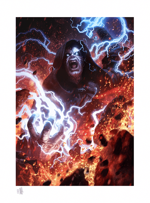 Star Wars Darth Sidious: Unlimited Power Art Print  Exclusive Edition View 7