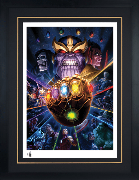 Marvel Thanos & Infinity Gauntlet Art Print  Exclusive Edition View 7