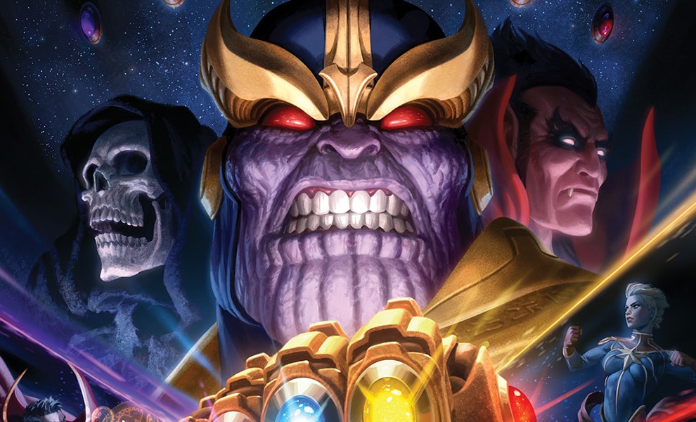 Marvel Thanos & Infinity Gauntlet Art Print  Exclusive Edition View 1
