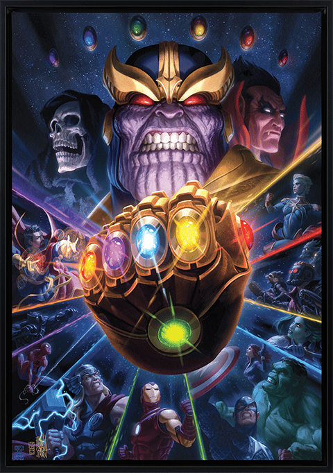 Marvel Thanos & Infinity Gauntlet Art Print  Exclusive Edition View 7