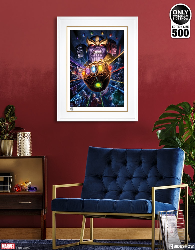 Marvel Thanos & Infinity Gauntlet Art Print  Exclusive Edition View 3