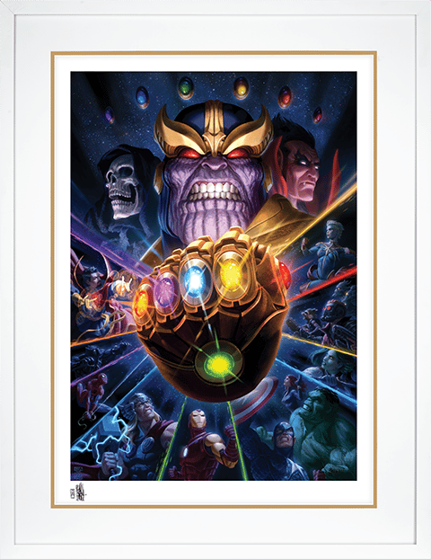 Marvel Thanos & Infinity Gauntlet Art Print  Exclusive Edition View 7