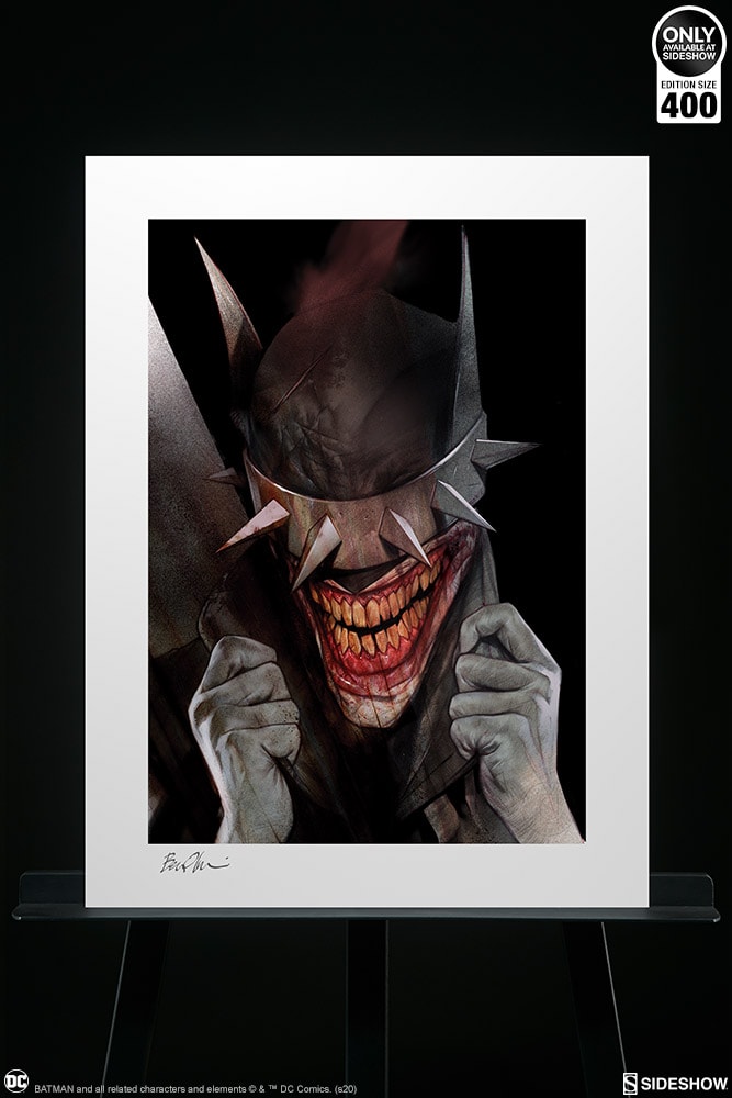 The Batman Who Laughs Print by Ben Oliver | Sideshow Collectibles
