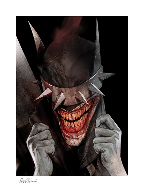 The Batman Who Laughs Print by Ben Oliver | Sideshow Collectibles