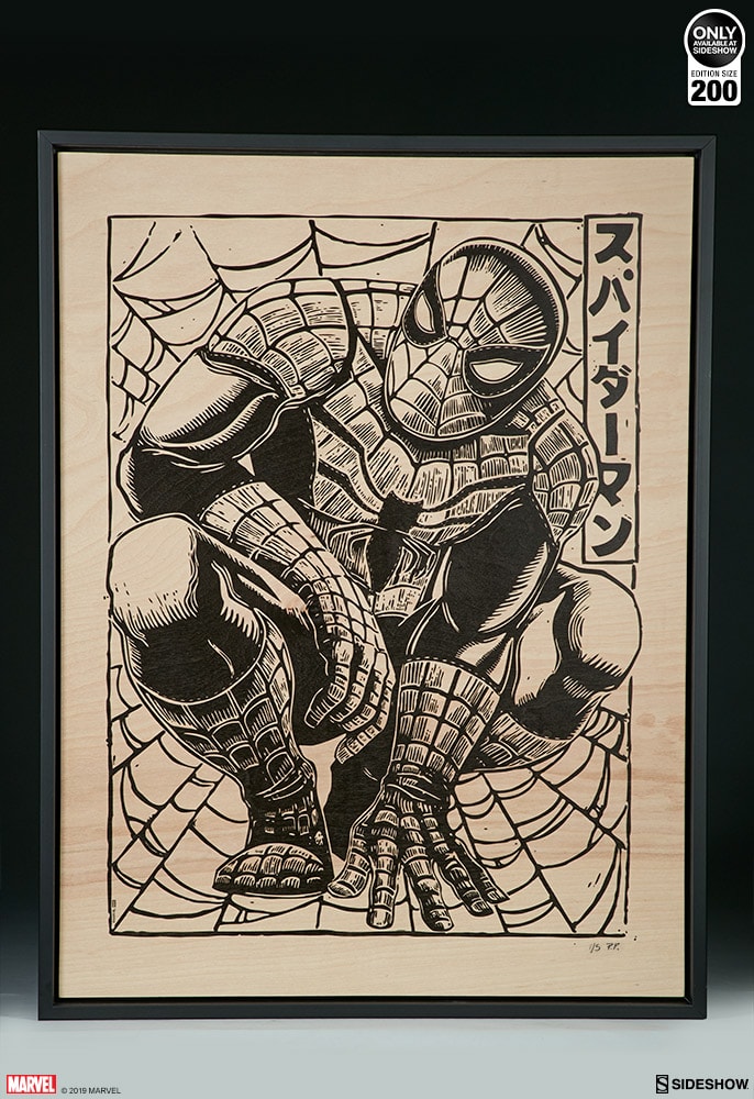 Spider-Man Print on Wood Variant