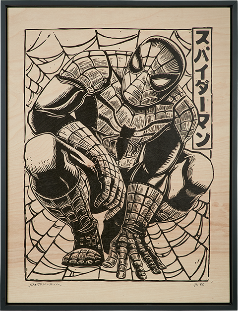 Spider-Man Print on Wood Variant