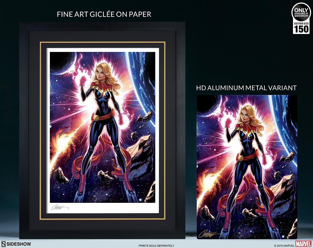 Captain Marvel HD Aluminum Metal Variant