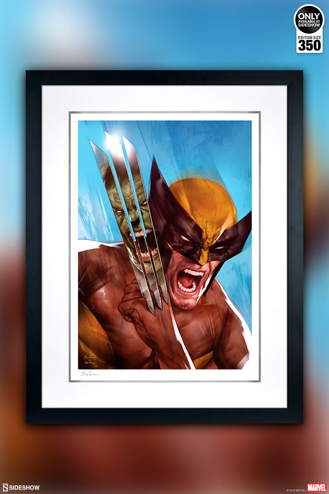 Marvel The Incredible Hulk vs Wolverine Art Print  Exclusive Edition View 2