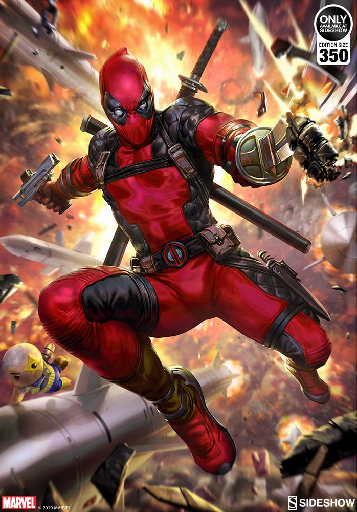 sideshow DEADPOOL HEAT-SEEKER Premium Format ( Édition Normale