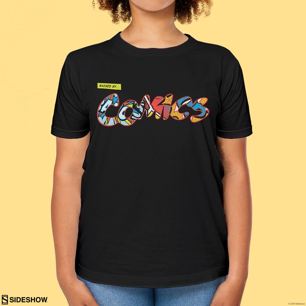 Raised by Comics T-shirt View 2