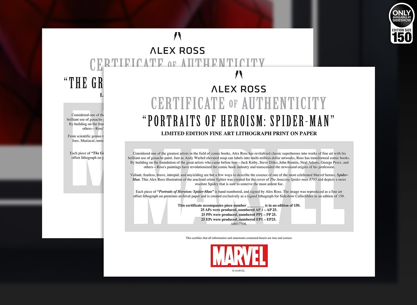 Spider-Man: Portraits of Heroism & Green Goblin: Portraits of Villainy Set