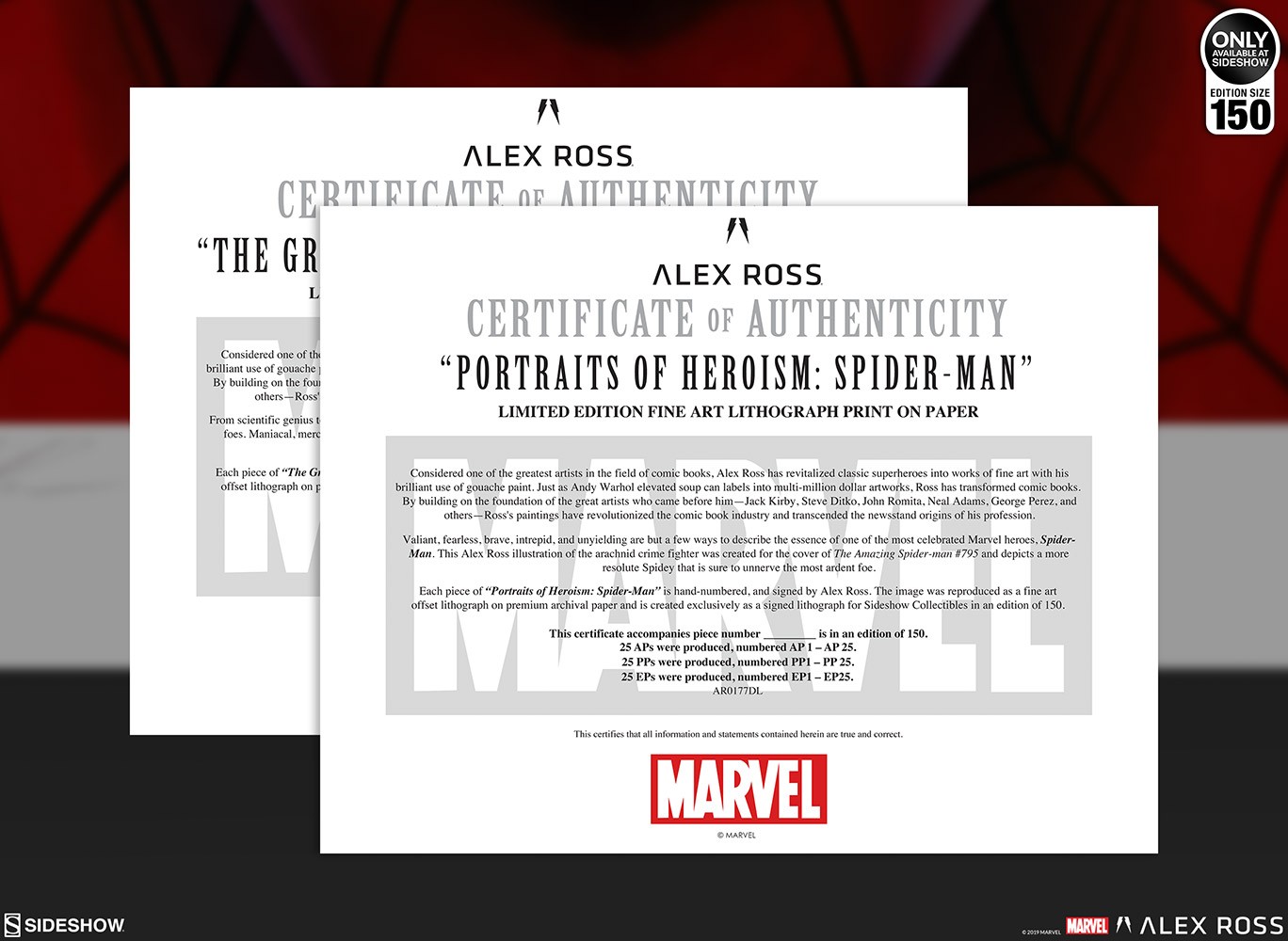 Spider-Man: Portraits of Heroism & Green Goblin: Portraits of Villainy Set