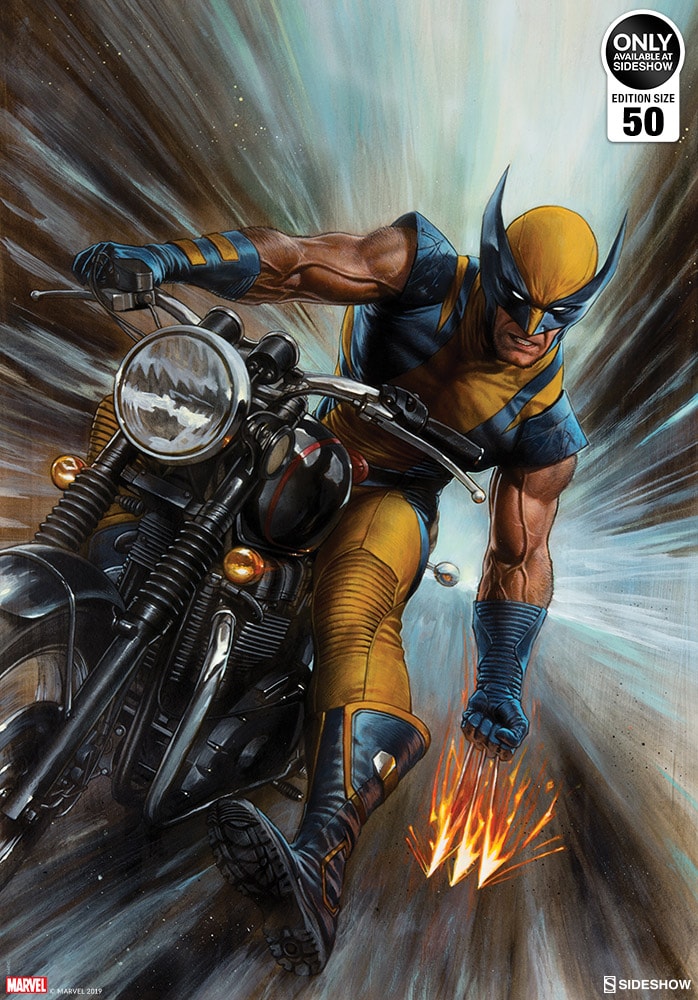 Marvel Return of Wolverine HD Aluminum Metal Variant Art Print  Exclusive Edition View 4