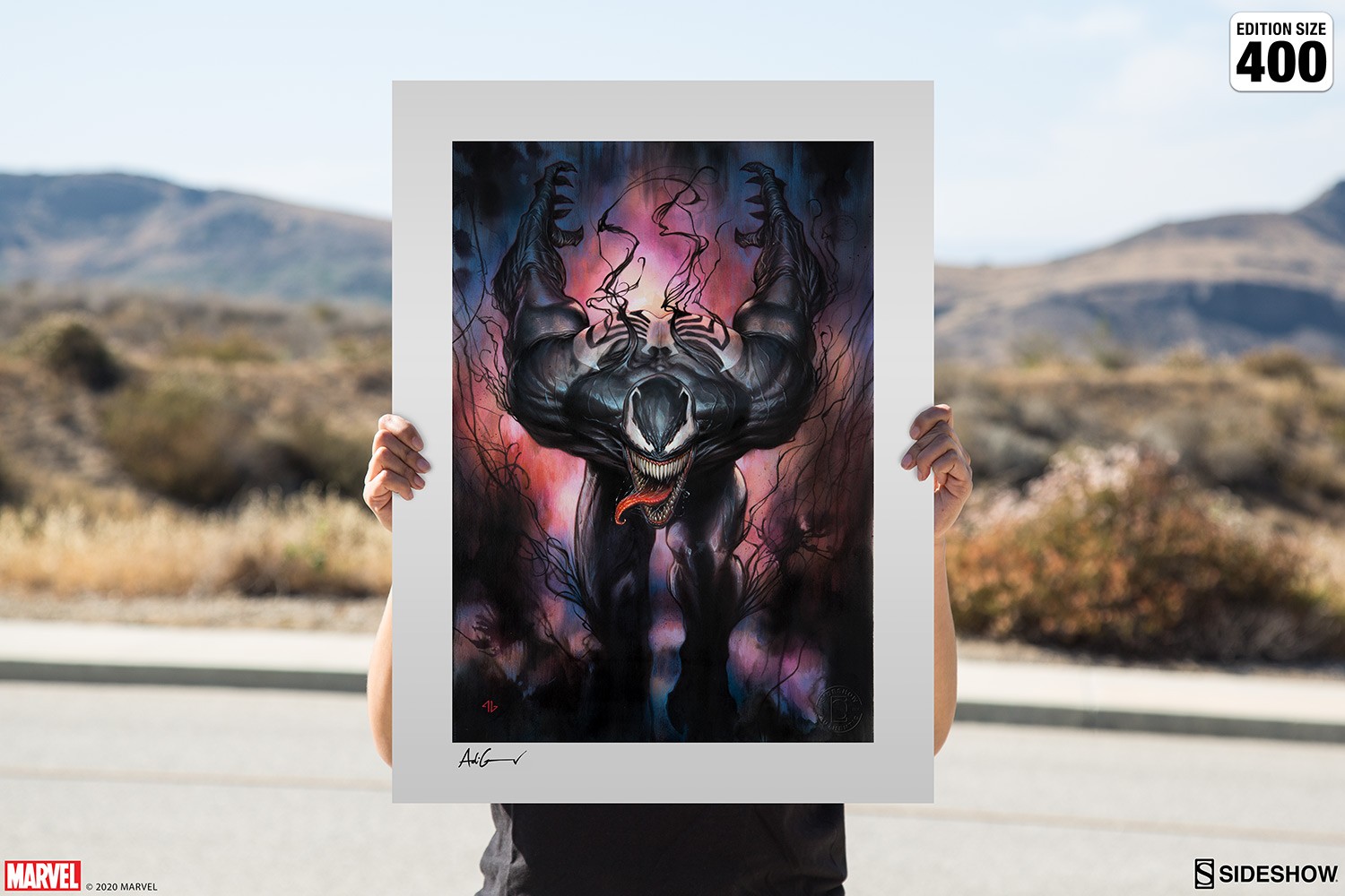 Marvel Venom Fine Art Print by Adi Granov | Sideshow Collectibles