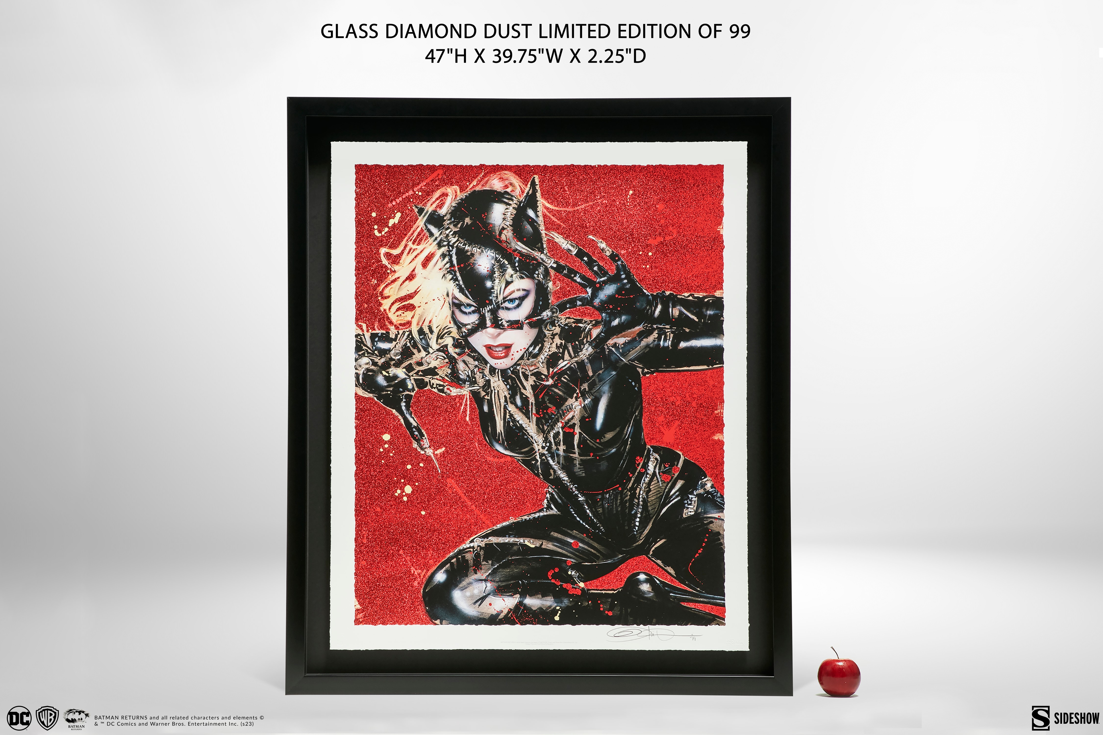 Wildcat XL Deluxe Diamond Dust Fine Art Print by Olivia De