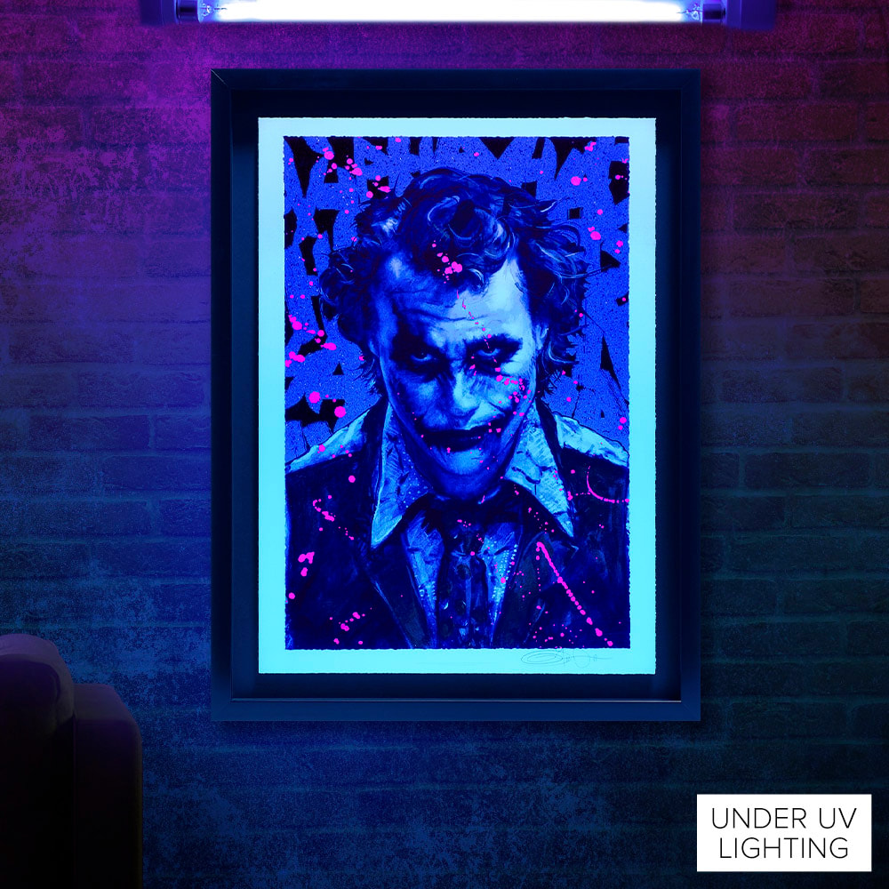 DC Comics Why So Serious? Art Print  Exclusive Edition View 2