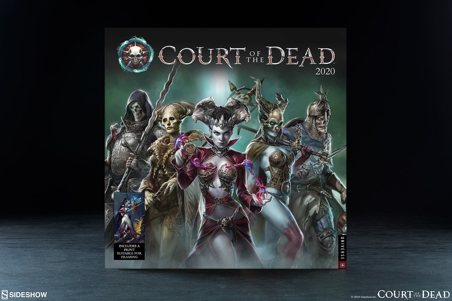 Court of the Dead 2020 Deluxe Wall Calendar- Prototype Shown