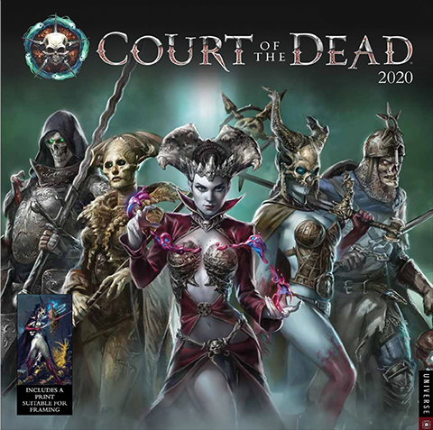 Court of the Dead 2020 Deluxe Wall Calendar