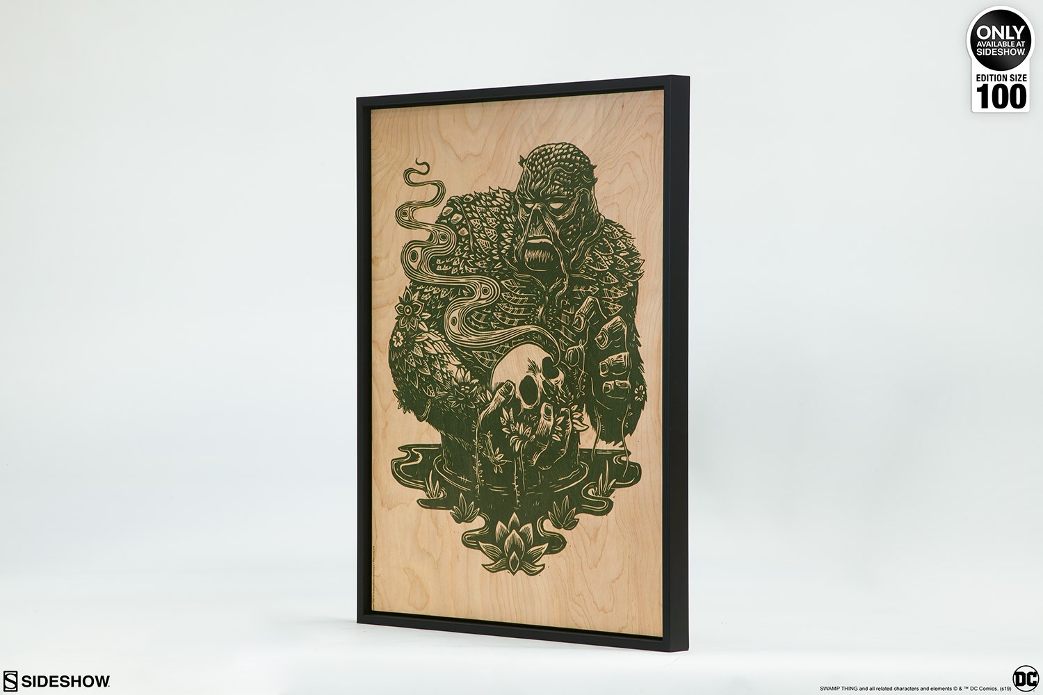 DC Comics Swamp Thing Print on Wood Variant Art Print  Exclusive Edition View 5