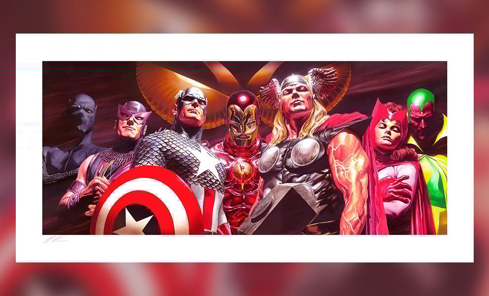 Marvel Assemble Fine Art Lithograph Print by Alex Ross | Sideshow