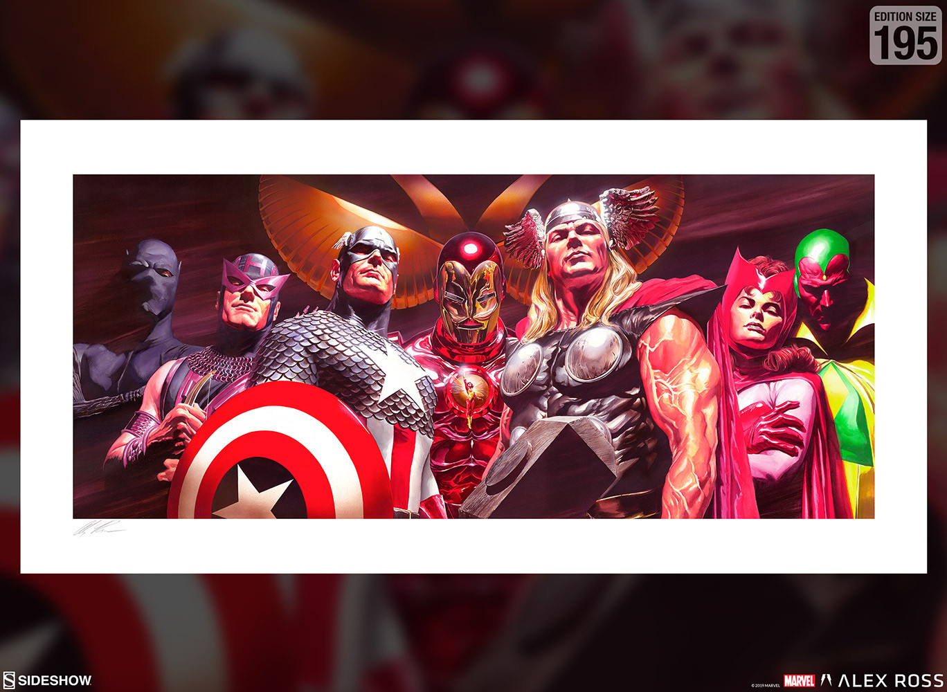 Marvel Assemble Fine Art Lithograph Print by Alex Ross | Sideshow