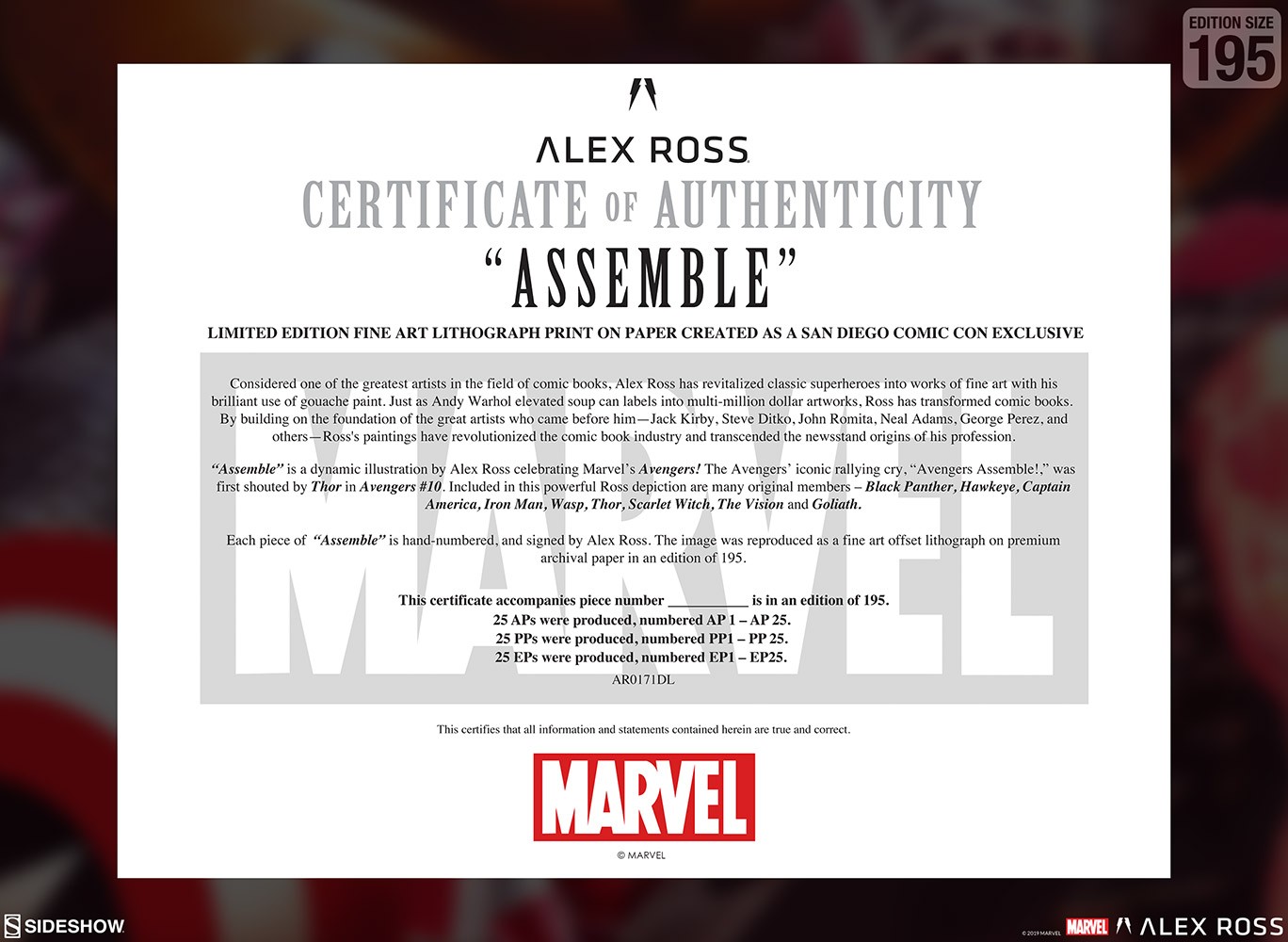 Marvel Assemble Art Print  Exclusive Edition View 5