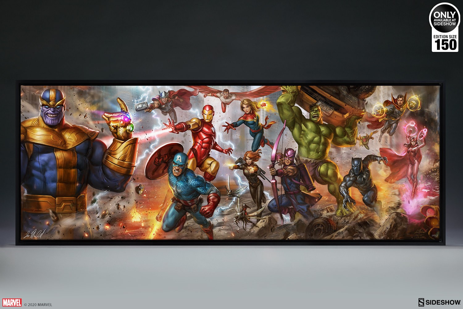 Marvel The Avengers: Earth's Mightiest Heroes Art Print  Exclusive Edition View 2