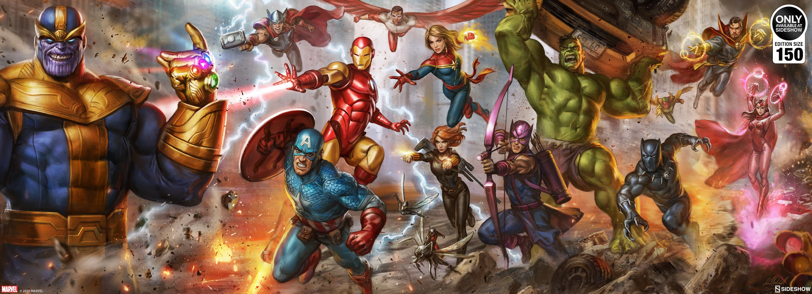 Marvel The Avengers: Earth's Mightiest Heroes Art Print  Exclusive Edition View 4