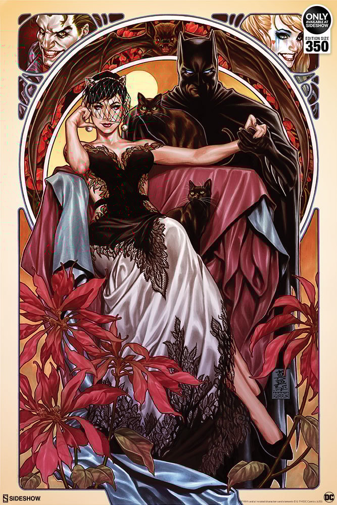 Batman & Catwoman Print by Mark Brooks | Sideshow Collectibles
