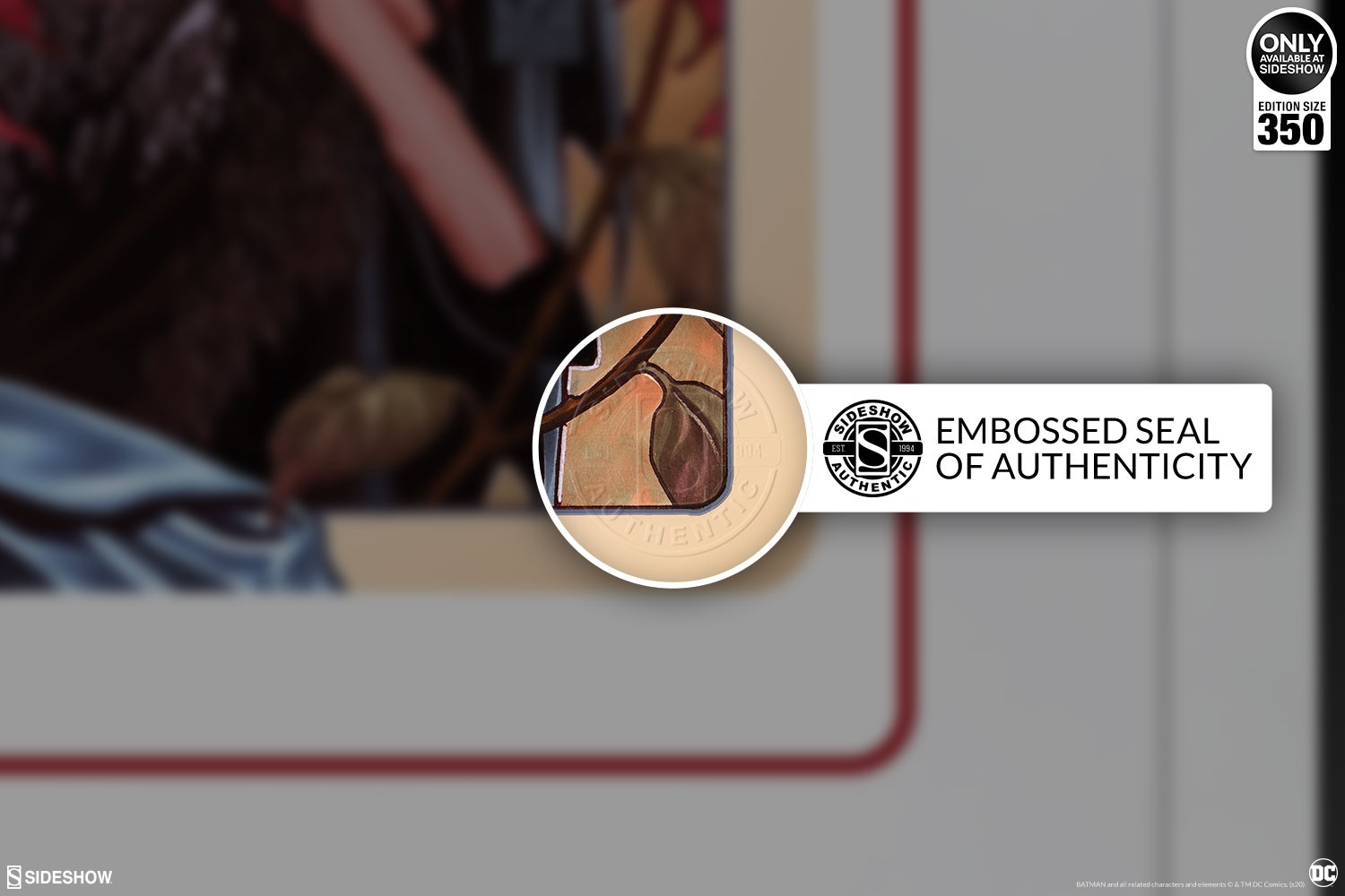 DC Comics Batman & Catwoman Art Print  Exclusive Edition View 6