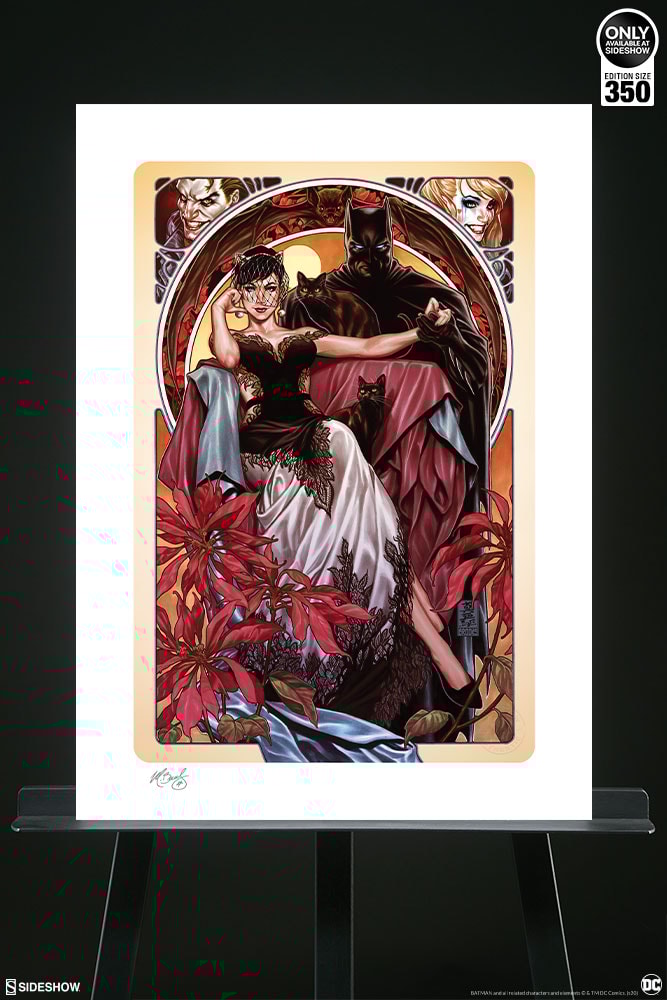 Batman & Catwoman Print by Mark Brooks | Sideshow Collectibles