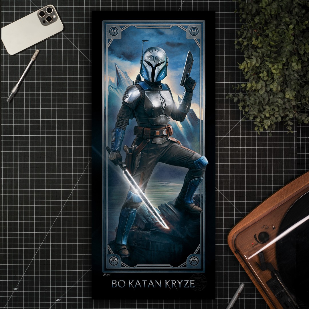 Star Wars™: Bo-Katan Kryze™ Fine Art Print by Rich Davies