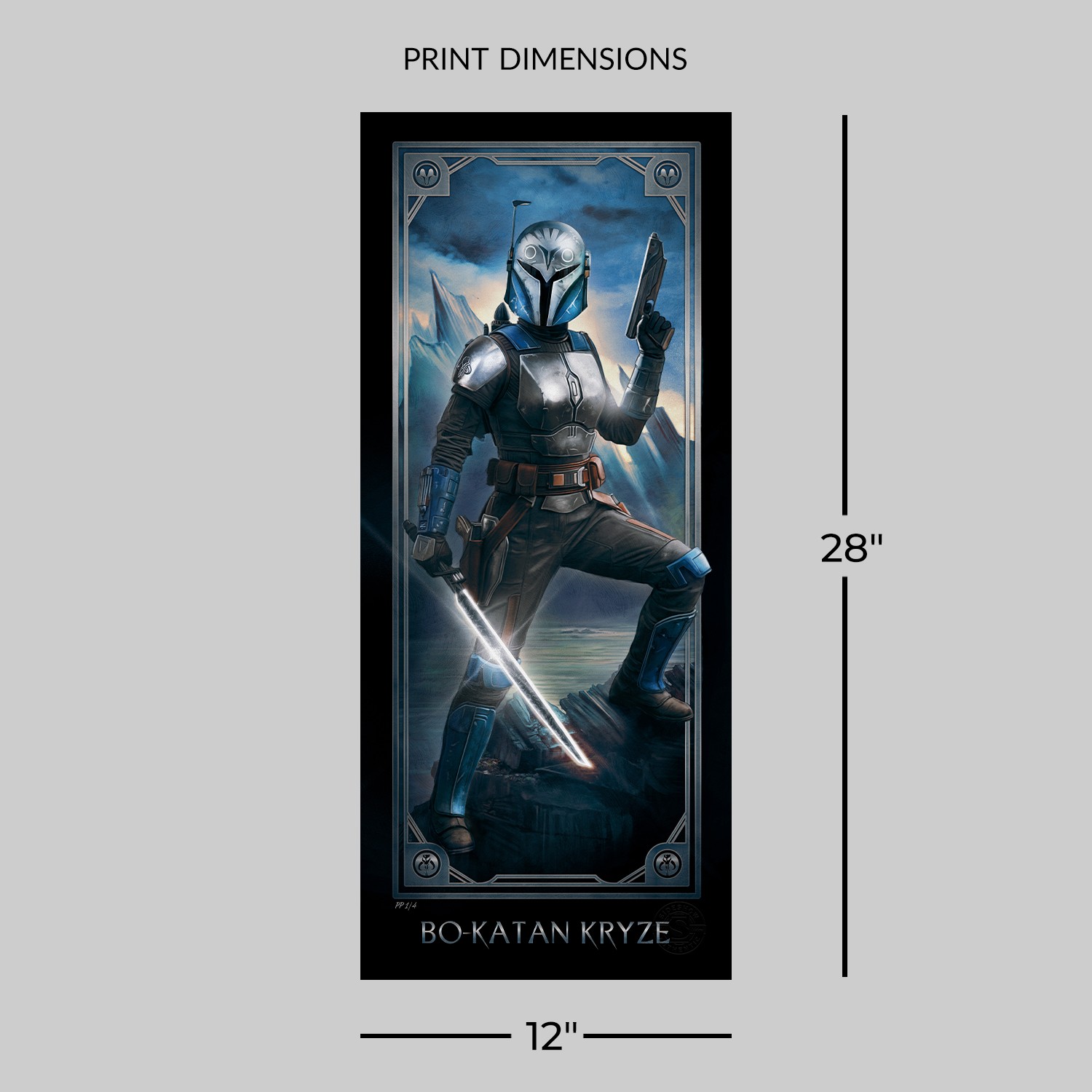 Star Wars Star Wars™: Bo-Katan Kryze™ Art Print  Exclusive Edition View 2
