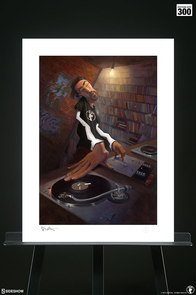 BUA The DJ Art Print  Exclusive Edition View 2