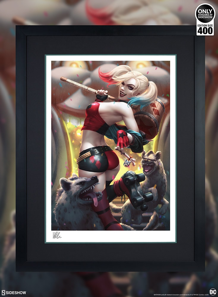 DC Comics Harley Quinn: Hell on Wheels! Art Print  Exclusive Edition View 2
