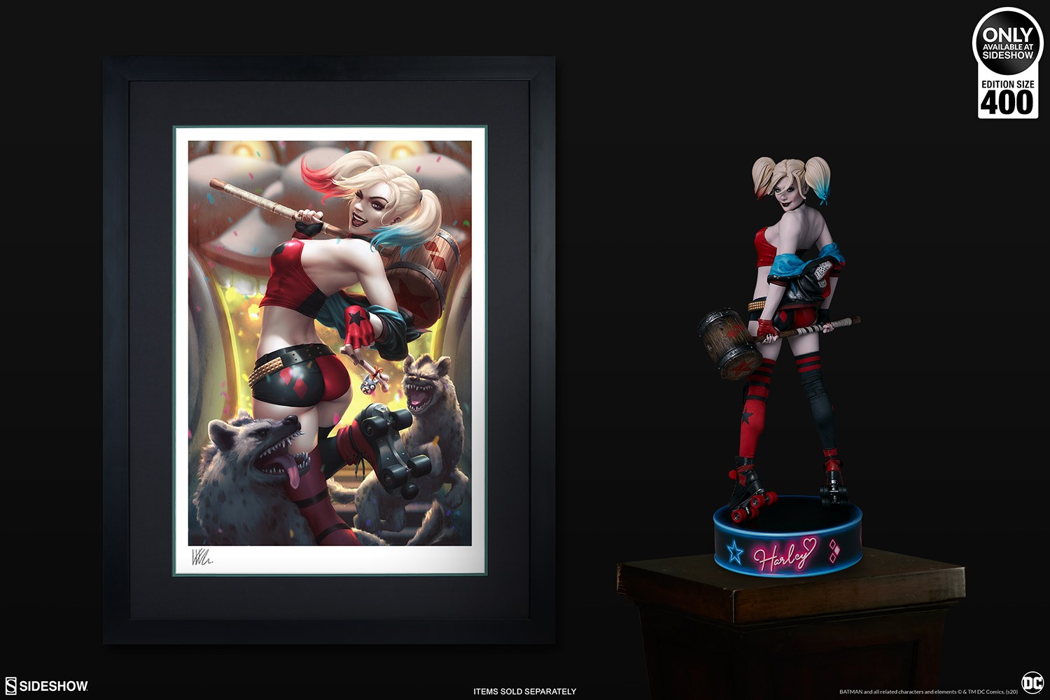 DC Comics Harley Quinn: Hell on Wheels! Art Print  Exclusive Edition View 3