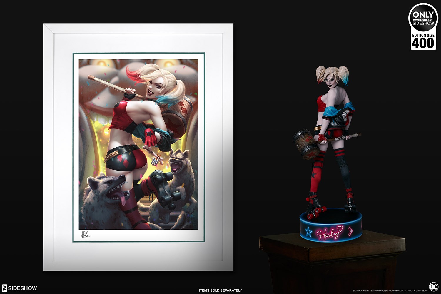 DC Comics Harley Quinn: Hell on Wheels! Art Print  Exclusive Edition View 3