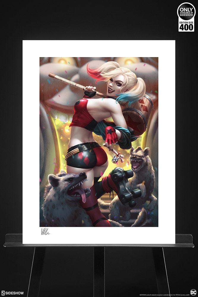 DC Comics Harley Quinn: Hell on Wheels! Art Print  Exclusive Edition View 2
