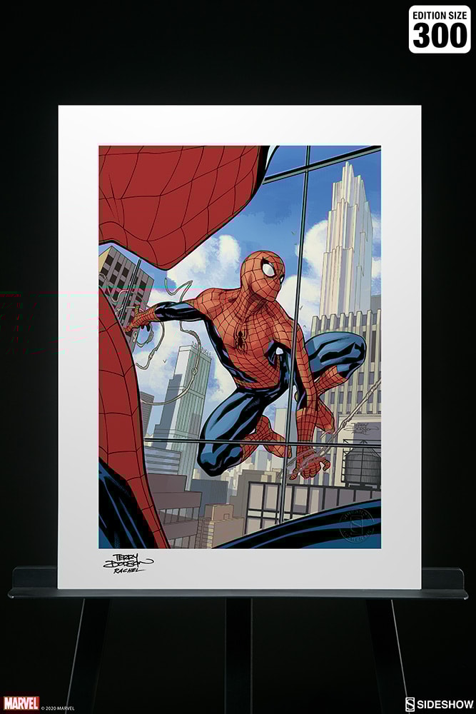 スパイダーマン #アートプリント by テリー＆レイチェル・ダッドソン The Amazing Spider-Man #800 Fine Art Print by Terry and