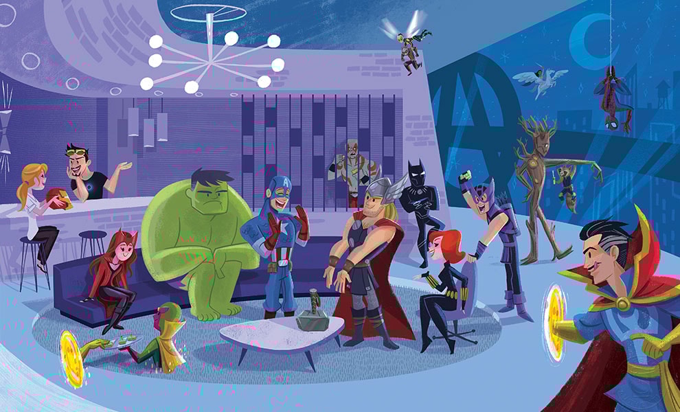 Party at Avengers Tower Exclusive Edition 