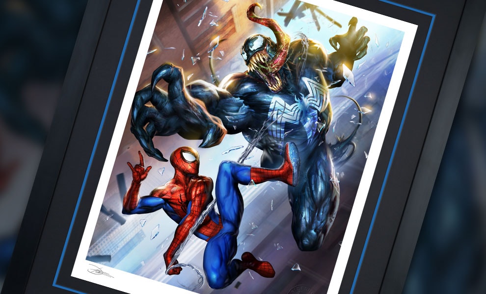 アートプリント・マーベル、スパイダーマン】ヴェノム サイドショウ