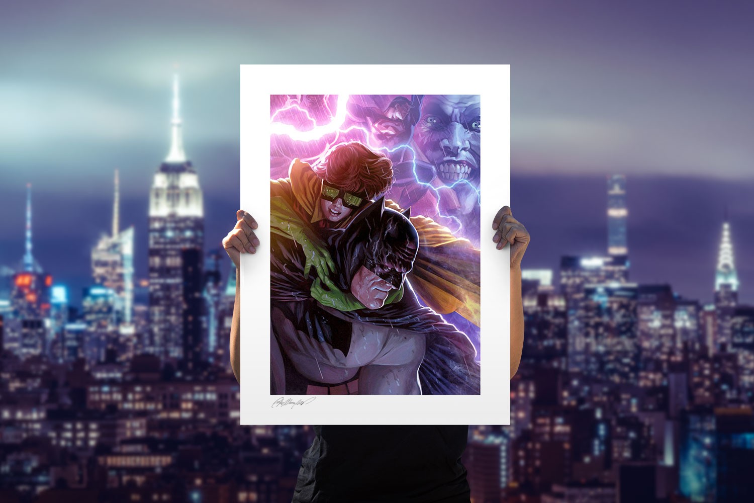 DC Comics Batman & Robin: The Dark Knight Returns Art Print  Exclusive Edition View 1