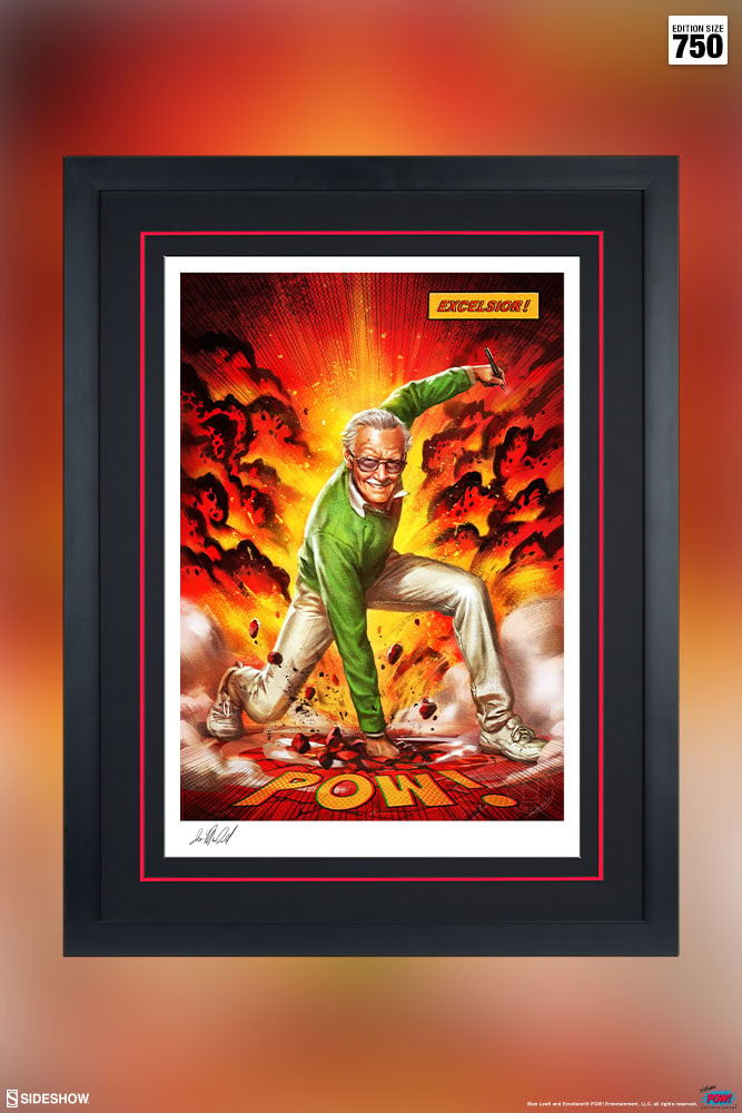 Stan Lee Excelsior! Art Print  Exclusive Edition View 2